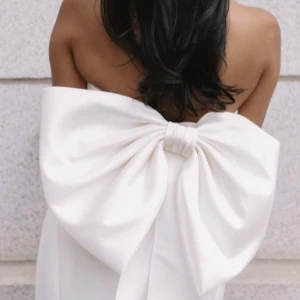 strapless wedding dress with bow back - 1524 by Martina Liana