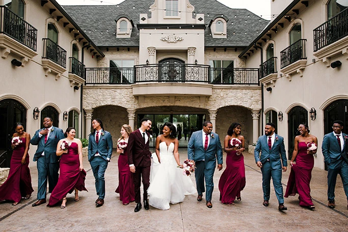 True Society Bride with her bridesmaids