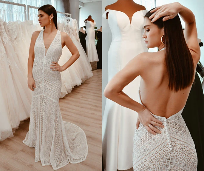 Simple wedding gown - style by oxford street