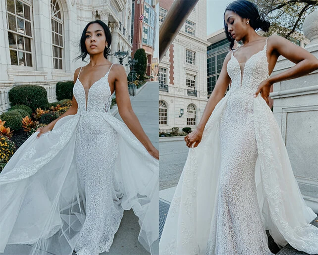 The Ultimate Guide to Wedding Dress Overskirts | True Society Bridal Shops