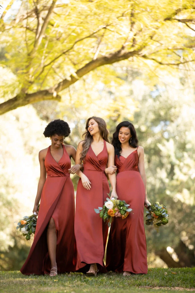 v neck bridesmaid gowns - Styles 9568 and 9562 by Sorella Vita
