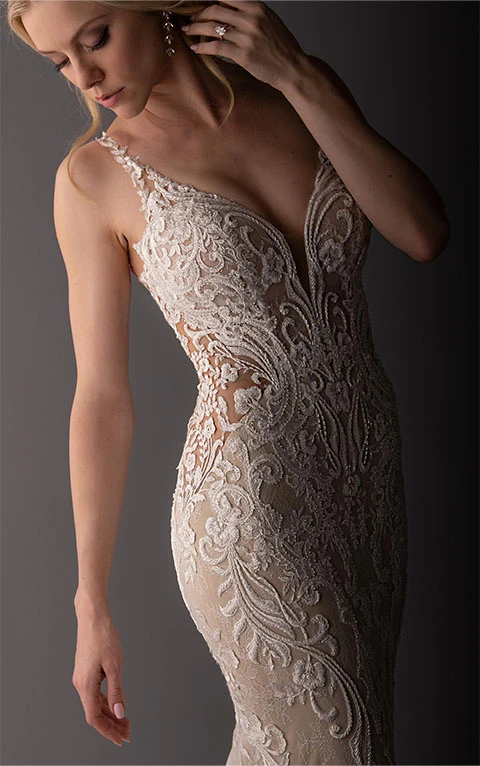 lace mermaid wedding gown - Martina Liana 1111