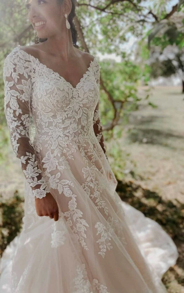 Wedding Dress with Long Sleeves by Stella York