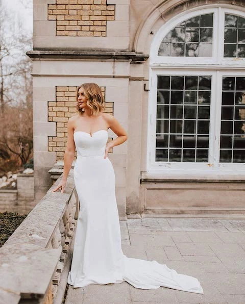 How to Choose a Slip Wedding Dress Style - Pretty Happy Love