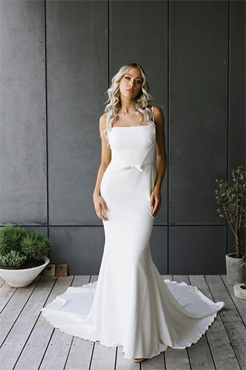 simple elegant wedding dress - 1472 martina liana