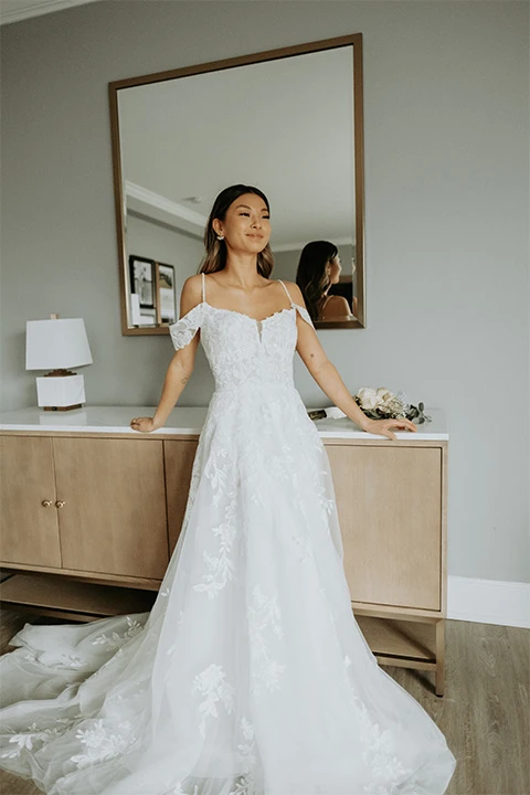 a-line wedding dress - 7447 by stella york