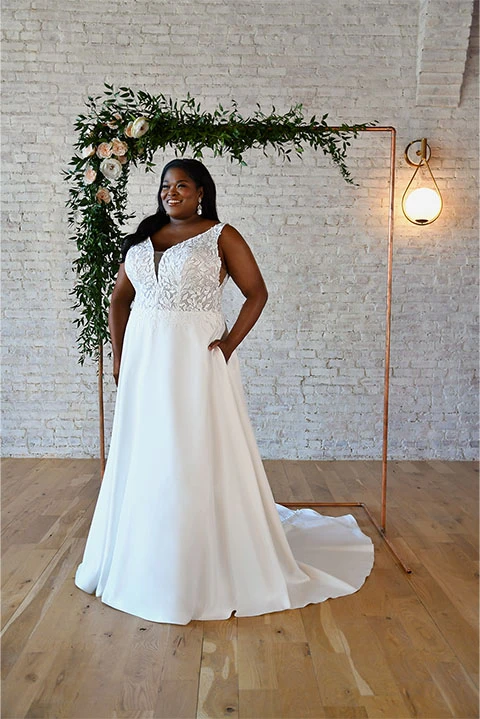 plus size a-line wedding dress - 7361+ by Stella York