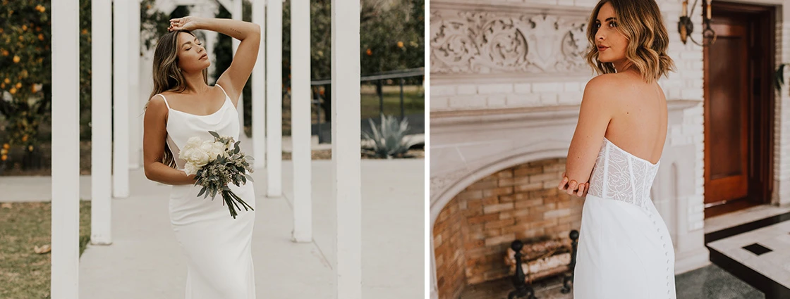 Simple Elegant Wedding Dresses for the Sophisticated #TrueBride