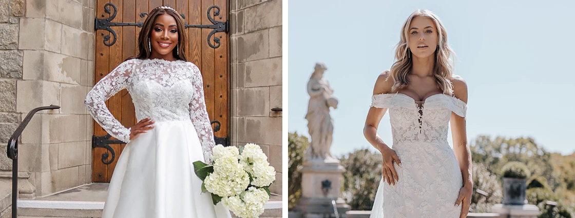 Finding the Floral Wedding Dress of Your Dreams