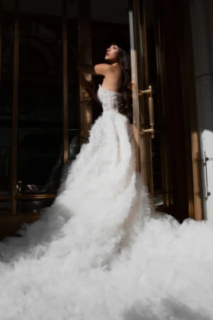 Designer wedding dress