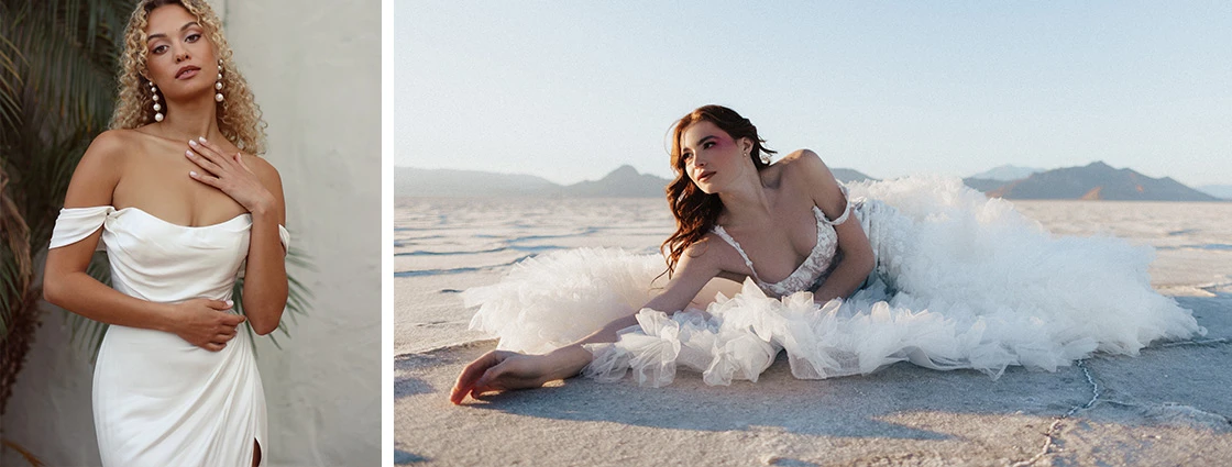 sexy wedding dresses blog header image