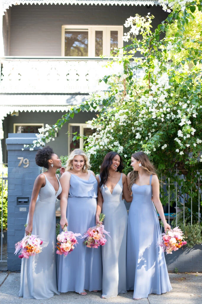 periwinkle bridesmaid dresses - 9632, 9459, 9632, 9692