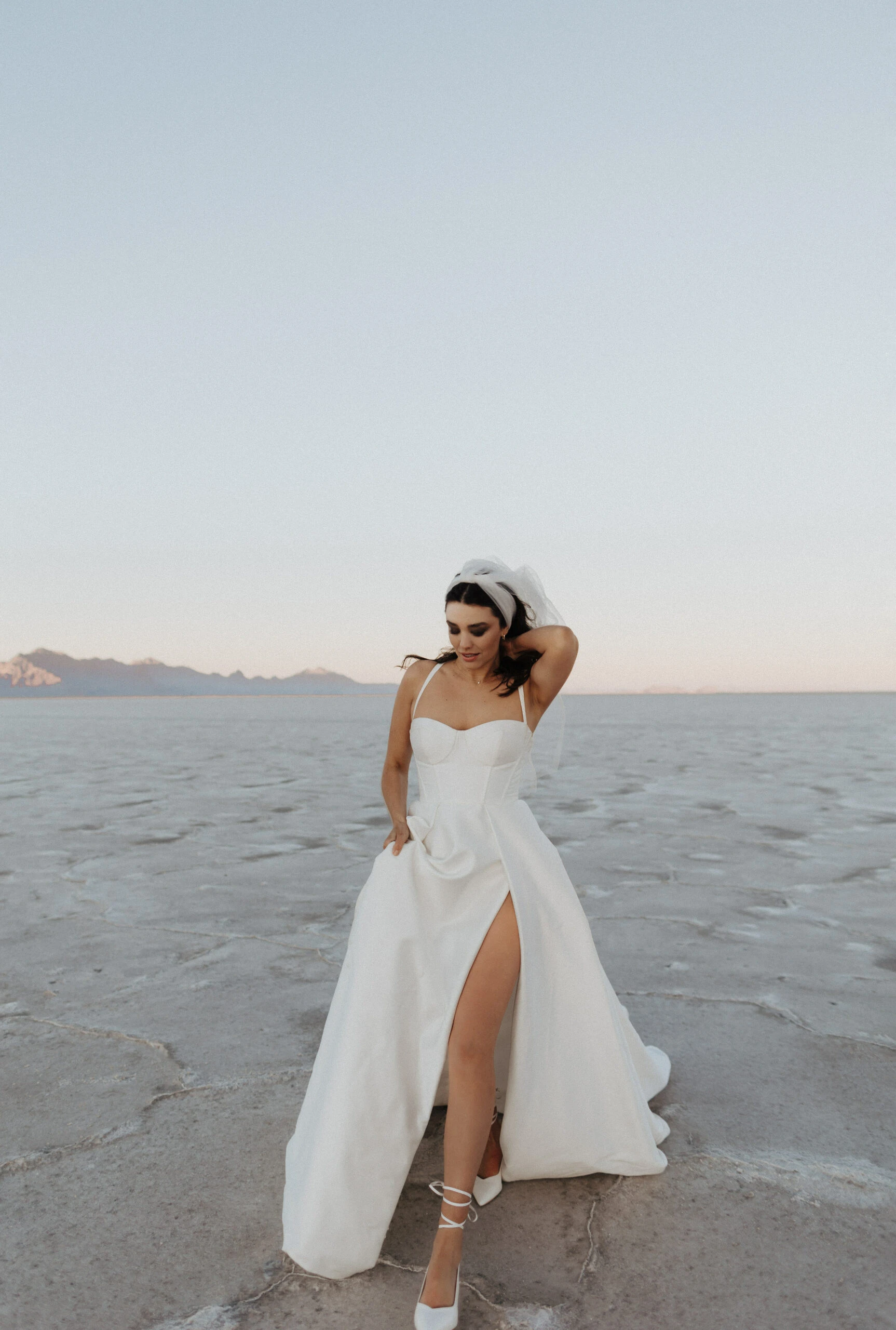 Simple Wedding Dress with Pockets - LE1209 by Martina Liana Luxe 
