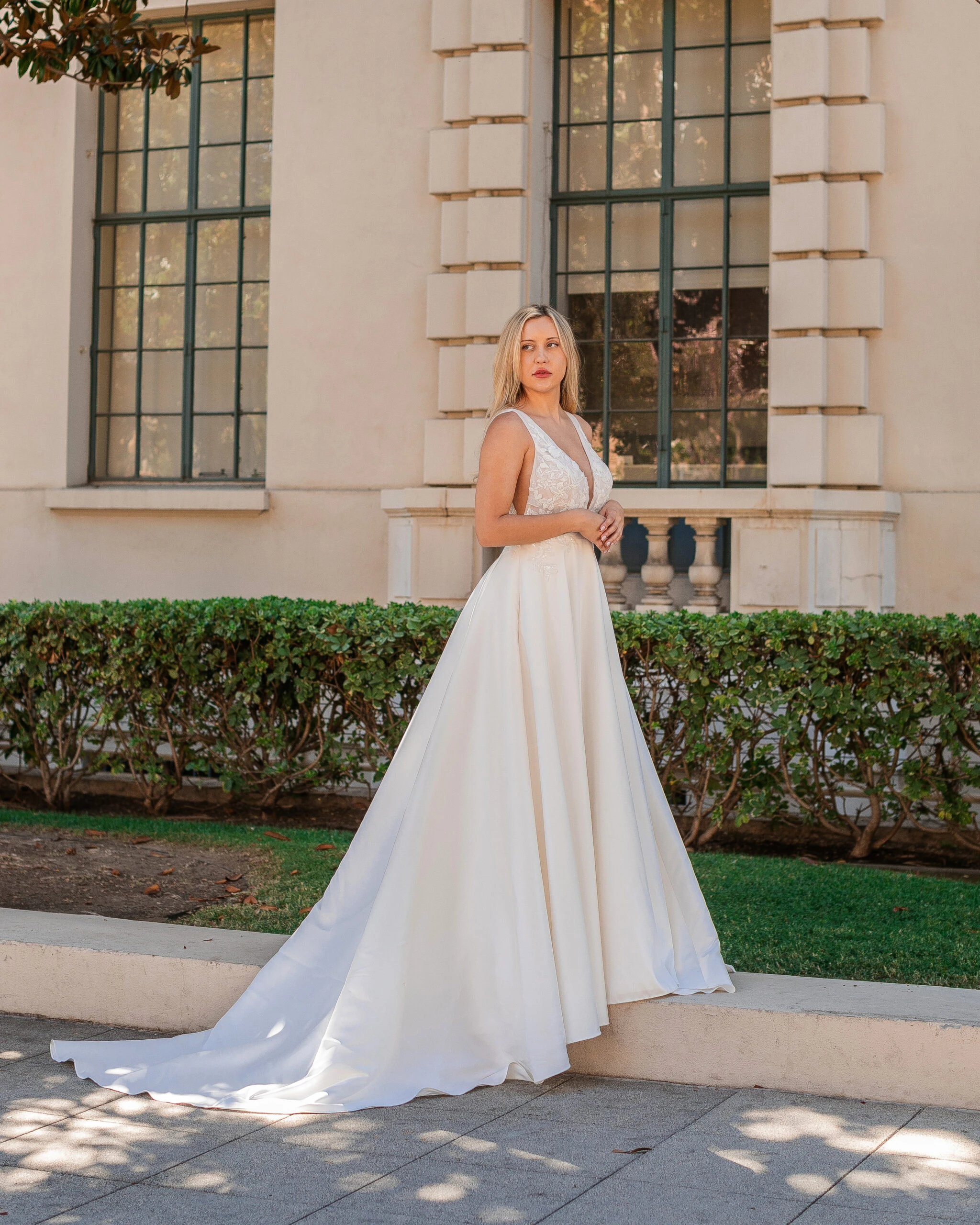 A-line Wedding Dress with Pockets - D3640 by Essense of Australia