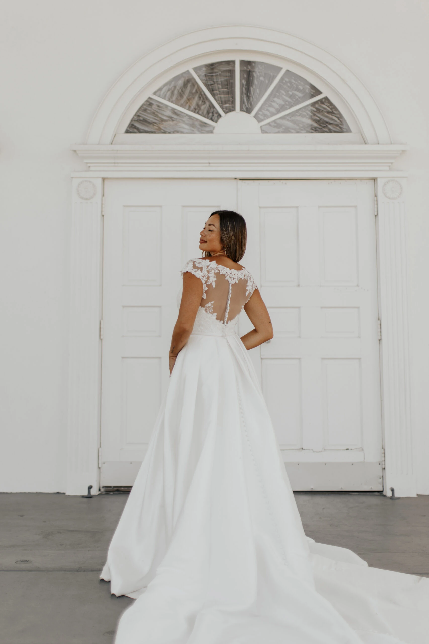 Lace Wedding Dress with Pockets and Sleeves - 7577 by Stella York
