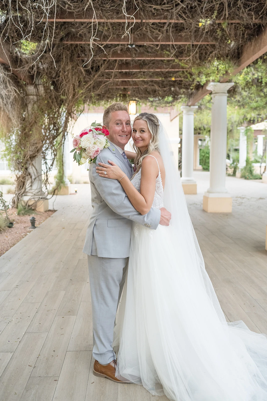 True Bride Amy with husband Garrett