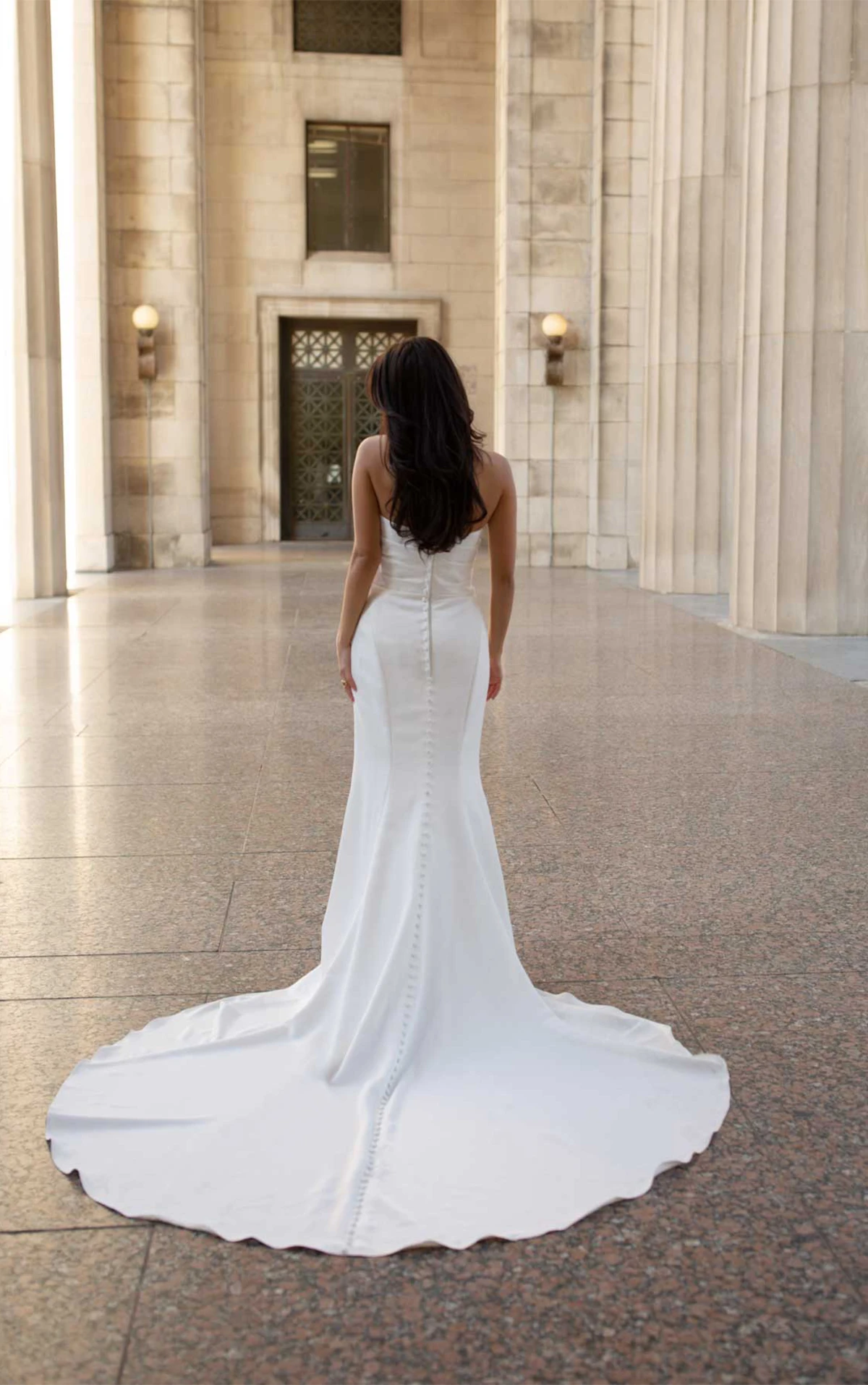 white dress for courthouse wedding