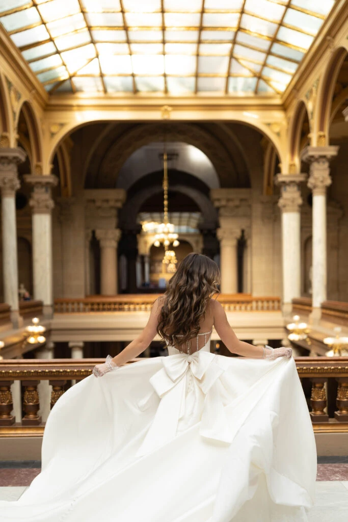 Luxe Strapless Princess Ballgown Wedding Dress with Pockets