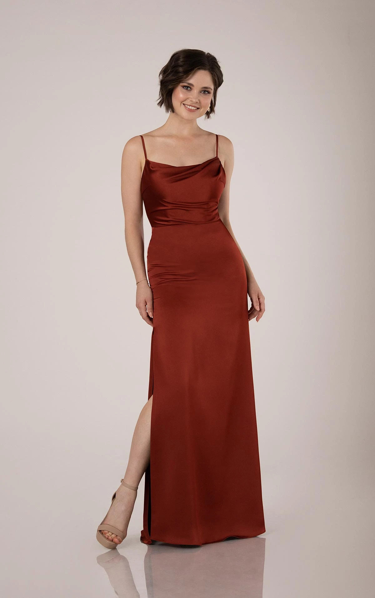 silk full length bridesmaid dress - 9538 by Sorella Vita