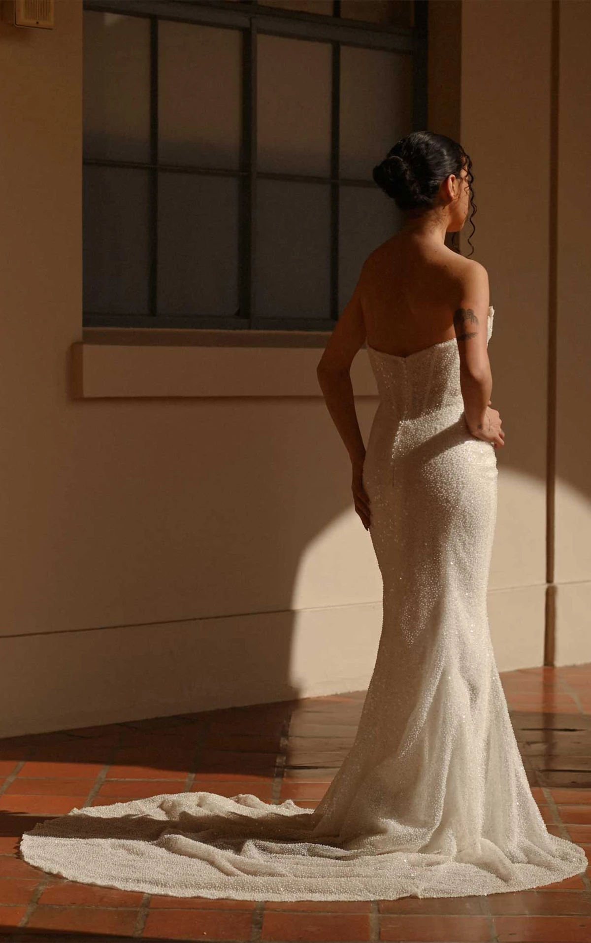 Finding the Column Wedding Dress of Your Dreams