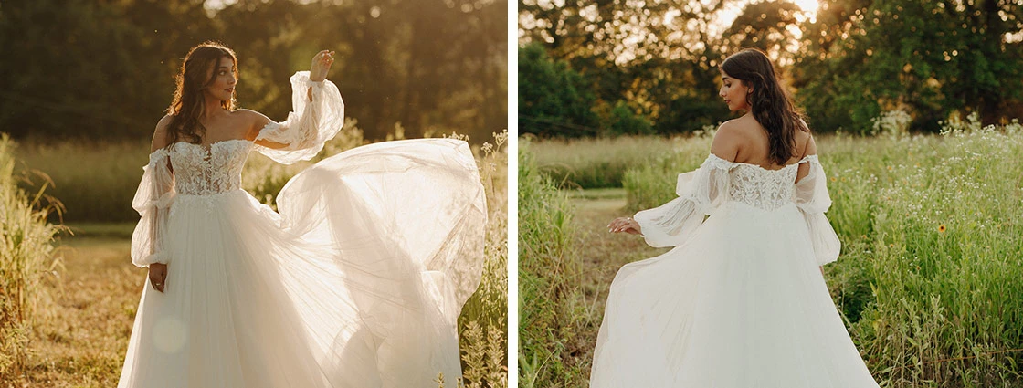 tulle wedding dresses header image