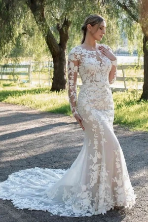 trends block - lace wedding dresses