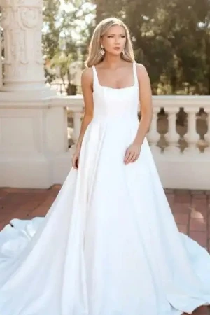 trend block - simple wedding dresses