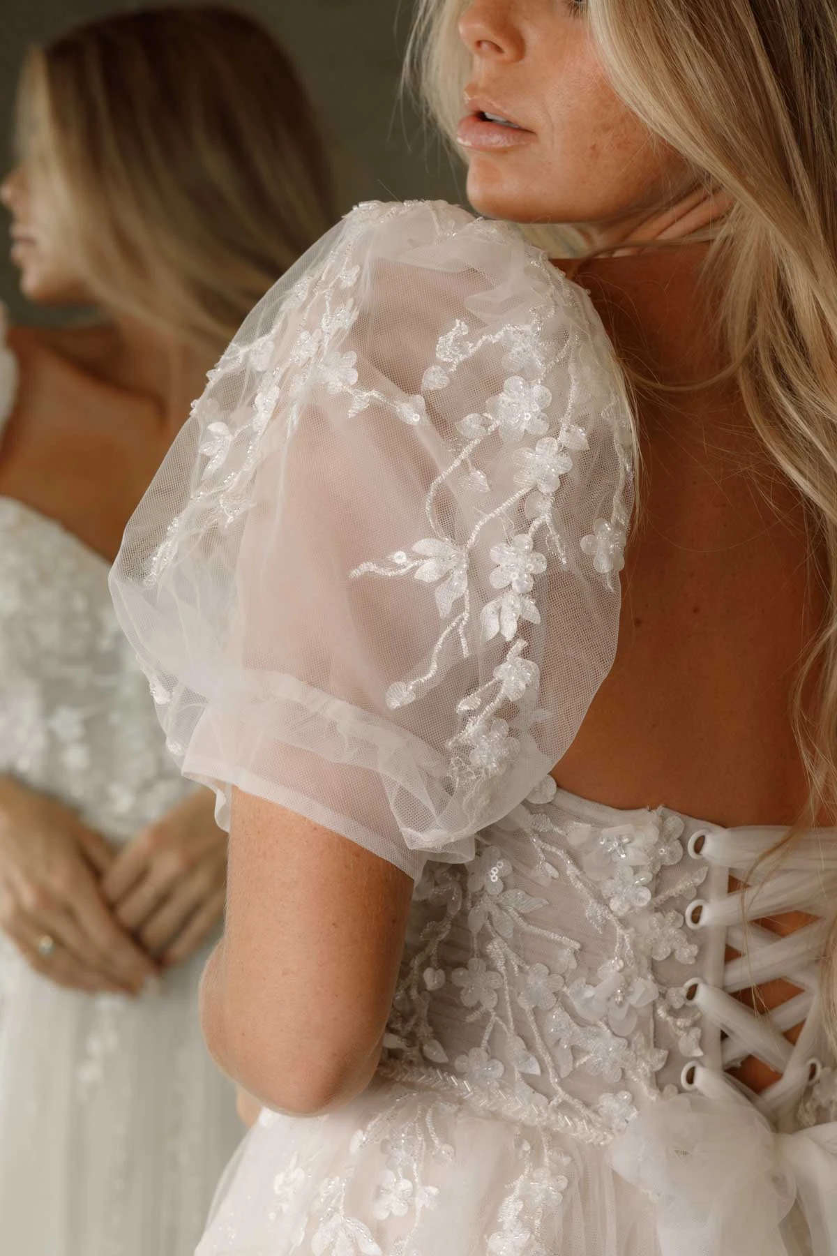 Tulle Retro Inspired Wedding Dress