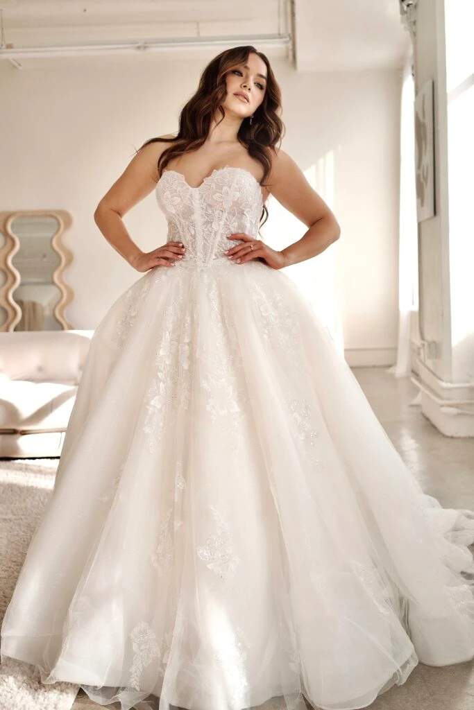 Strapless Ballgown Wedding Dress