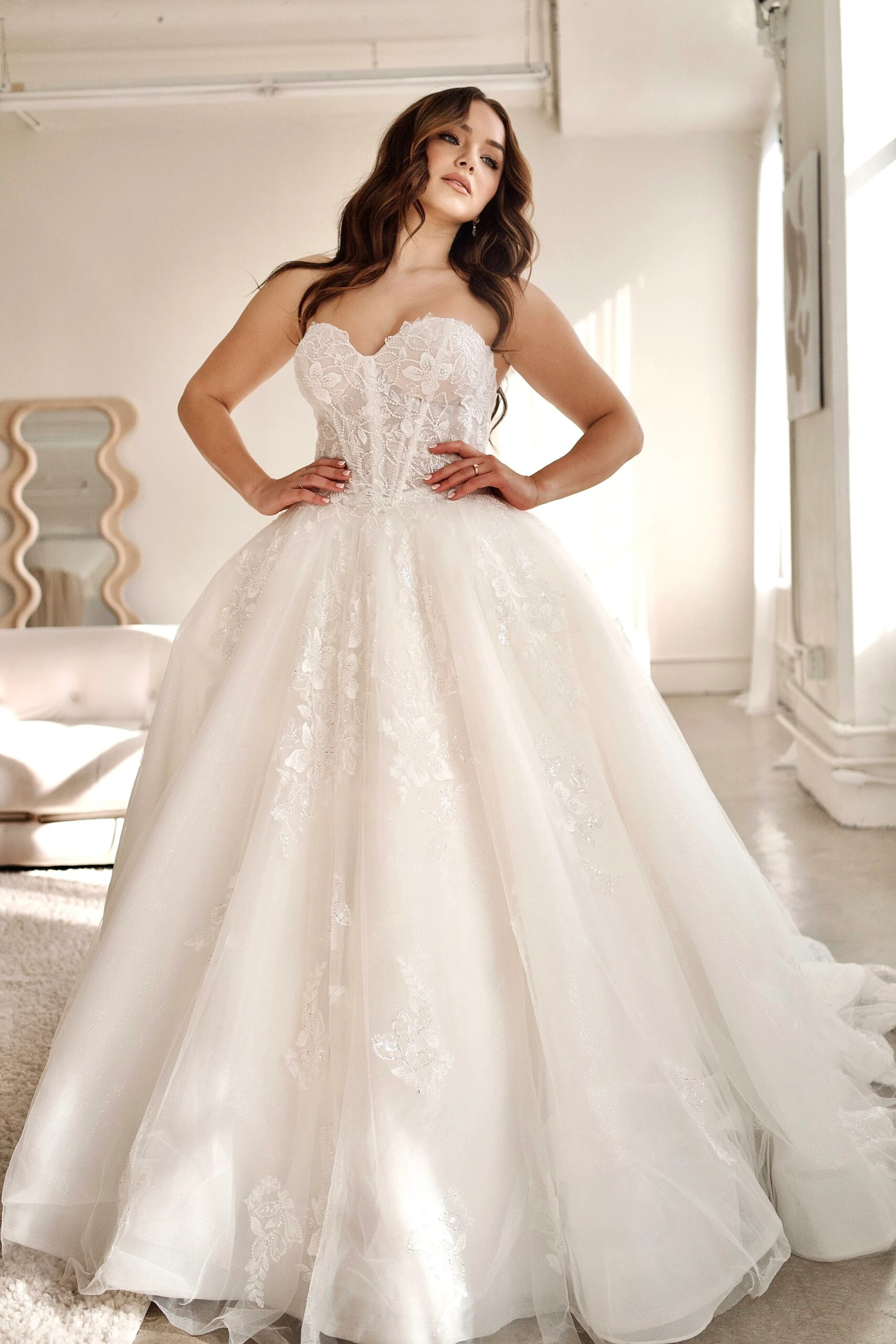 Strapless Ballgown Wedding Dress 