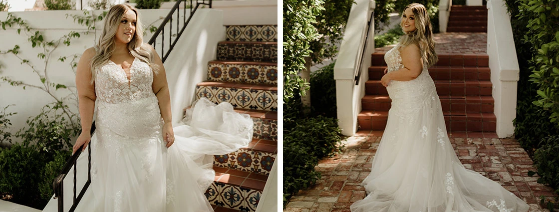 affordable wedding dresses blog header image
