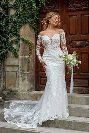 Long sleeve Wedding Dresses at True Society bridal shops