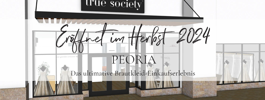 True Society Peoria building mockup with text overlay