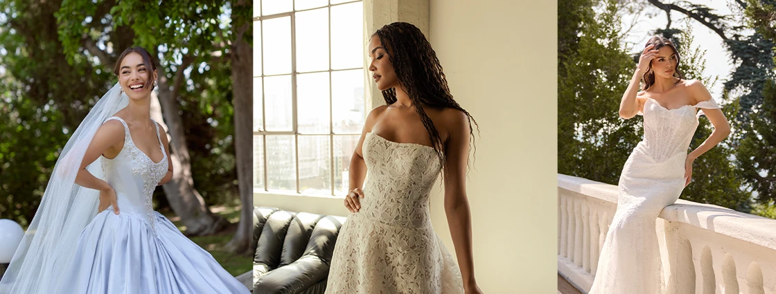 Wedding dress waistlines