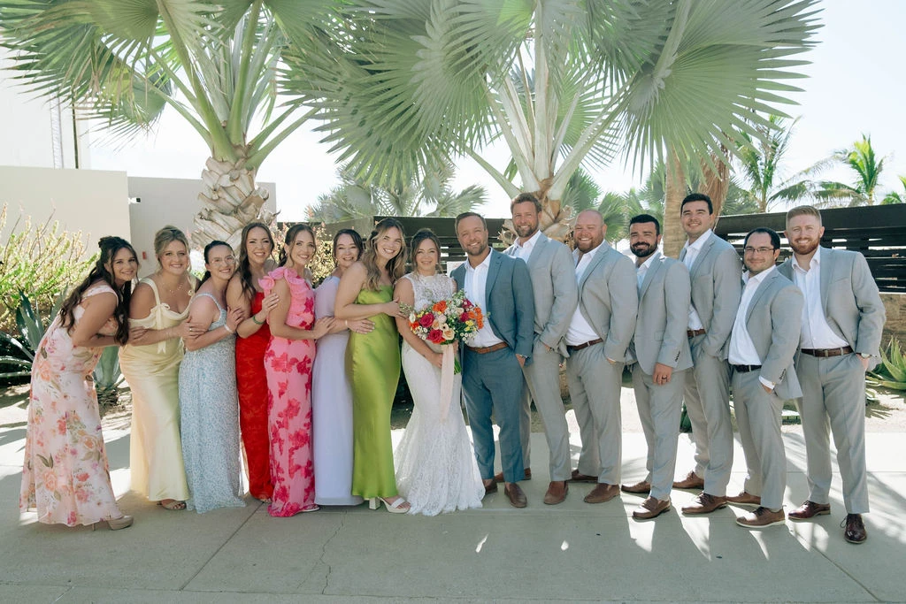 True Bride Nathalia and Patrick with their wedding party