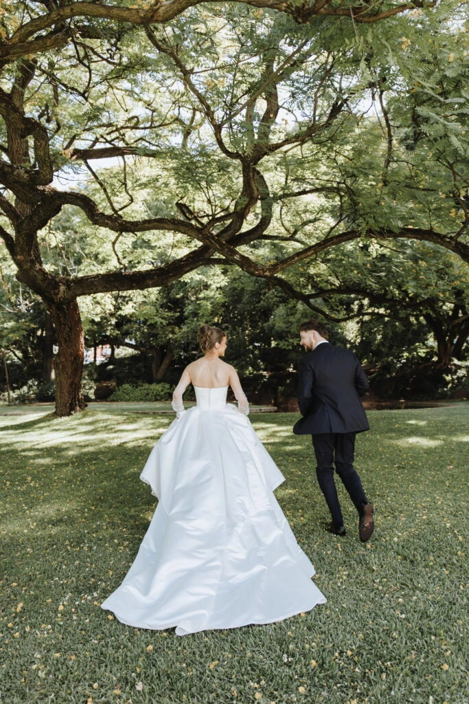 True Bride Tenille and Nick running away together