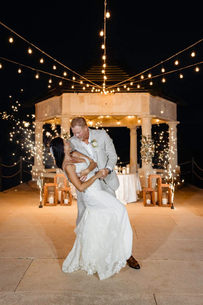True Bride April and Aaron dancing together 