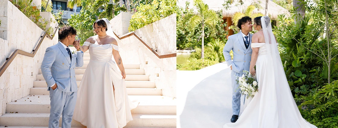 True bride Mariajose and John