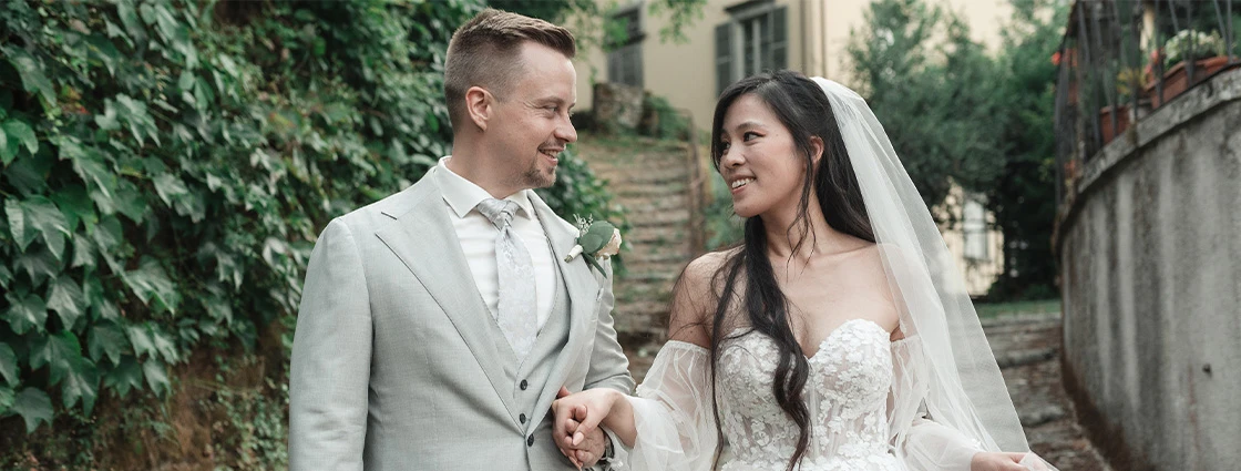 True bride Ngoc and Raphael