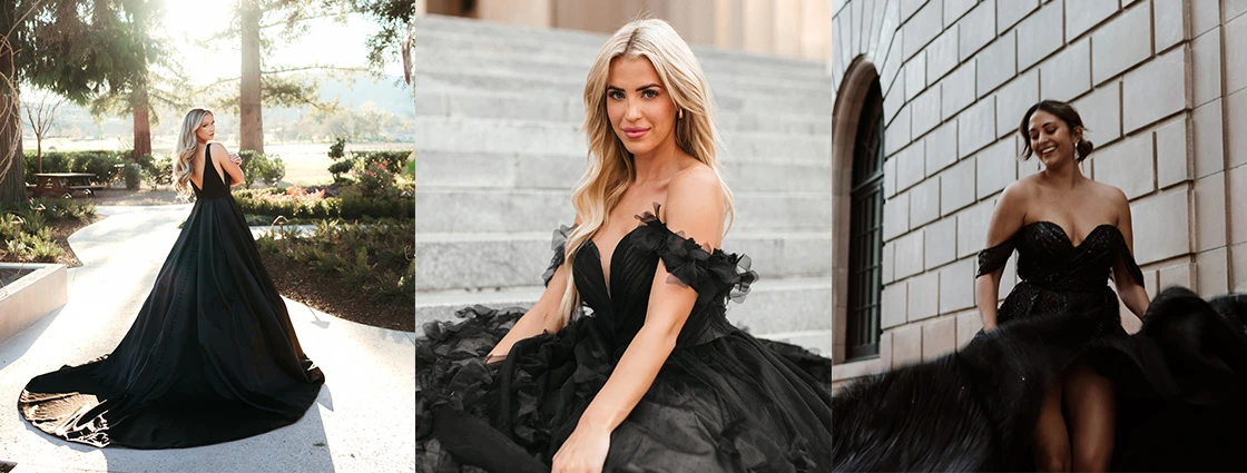 Black Wedding Dresses: Your Questions Answered
