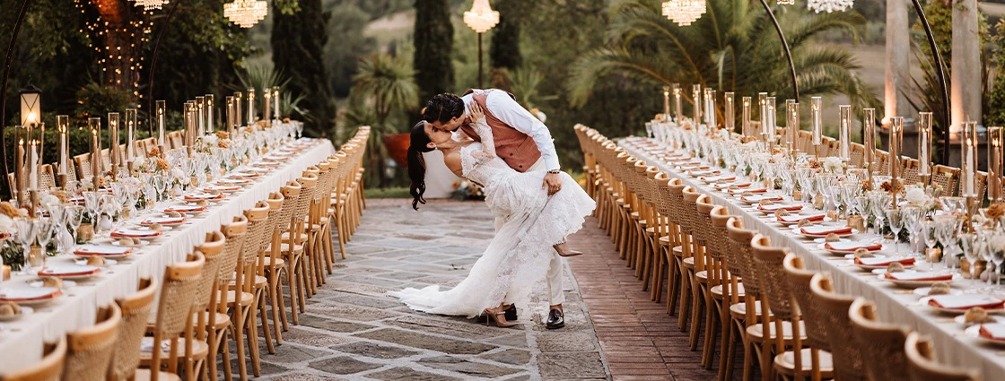 True bride Claudia and Sebastian