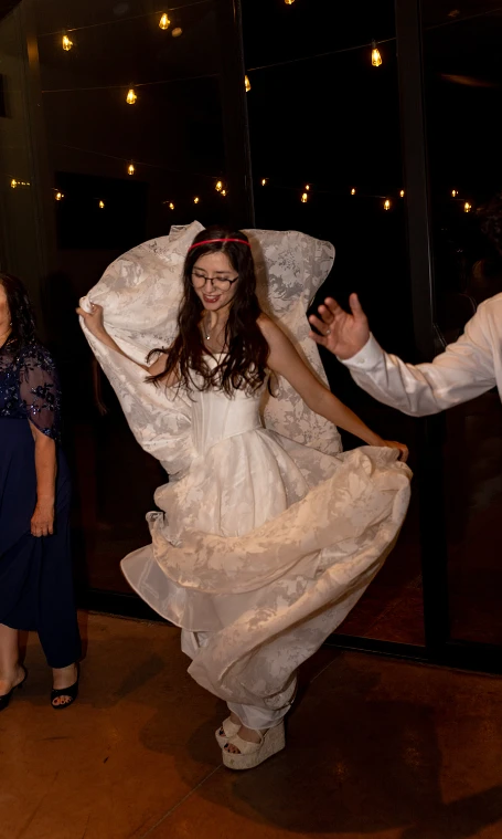 True bride Genesis doing a traditional Mexican dance